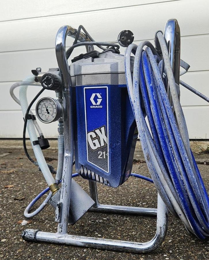 Graco GX21 Verfspuit, Doe-het-zelf en Verbouw, Schildersmaterialen, Gebruikt, Verfspuit of Verfpomp, Ophalen