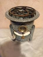 Grijsgewolkt emaille 1pits petroleumstel Edy Dieren, Antiek en Kunst, Antiek | Emaille, Ophalen of Verzenden