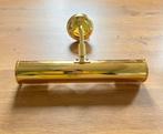 Vintage messing schilderijlamp / wandlamp (ca. 1970), Huis en Inrichting, Lampen | Wandlampen, Ophalen of Verzenden
