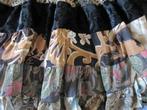 git zwarte hippie gipsy rok van div stofjes mt xs, Kleding | Dames, Rokken, Zwart, Ophalen of Verzenden, Zo goed als nieuw, Maat 34 (XS) of kleiner