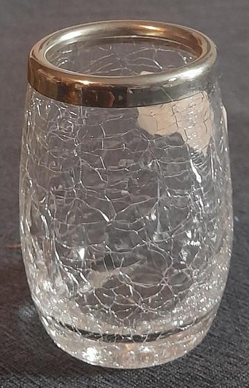 Dekoratief vintage glaasje voor Lepeltjes of Vorkjes beschikbaar voor biedingen