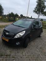 Chevrolet Spark 1.0 Bifuel 2010 Zwart, Auto's, 15 km/l, 4 cilinders, Zwart, Origineel Nederlands