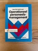 Operationeel personeelsmanagement - 5e druk, Ophalen of Verzenden, Gamma, Zo goed als nieuw, HBO