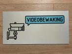Video Bewaking Sign 20x40cm, Ophalen of Verzenden, Nieuw, Buitencamera