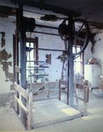 Lodge lift met twee vliegwielen / Industriële stijl, Ophalen