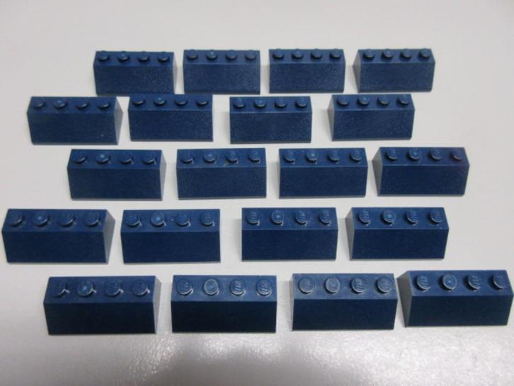 nr. 2694a, 20 donkerblauwe 2x4 dakpannen, Kinderen en Baby's, Speelgoed | Duplo en Lego, Zo goed als nieuw, Lego, Complete set