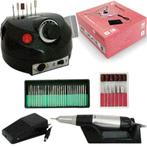 Nagelvijl elektrisch POWER - ND 202 zwart, 35.000 toeren, Sieraden, Tassen en Uiterlijk, Uiterlijk | Cosmetica en Make-up, Zwart