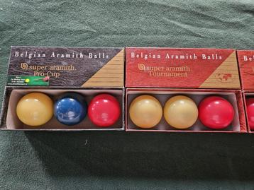 Aramith Biljartballen (4sets) (1 Pro-Cup/3 Tournament) beschikbaar voor biedingen
