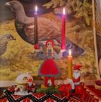 Zweedse Kerst Kandelaar Kaboutermeisje, Ophalen of Verzenden, Gebruikt