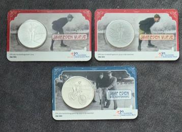 2 x 5 euro + penning Jaap Eden 2019 UNC / BU coincard beschikbaar voor biedingen