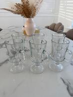 6 nieuwe cappuccino irish coffee latte koffie glazen bekers, Ophalen of Verzenden, Nieuw, Glas of Glazen