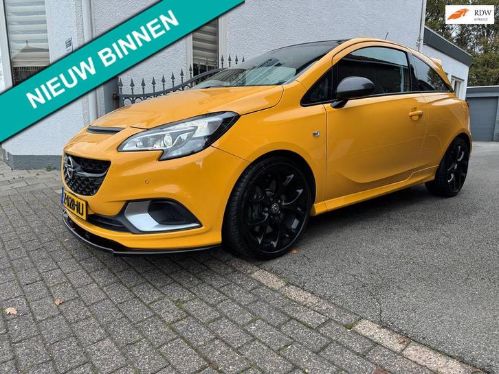 Opel Corsa 1.6 Turbo OPC performance pano camera recaro stoe, Auto's, Opel, Bedrijf, Te koop, Corsa, ABS, Achteruitrijcamera, Airbags