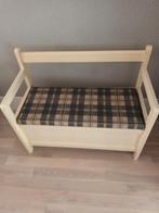 Vintage houten kinderbankje, Ophalen, Gebruikt