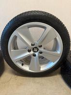Seat Leon FR Velgen 17 inch met winterBanden, Auto-onderdelen, Banden en Velgen, Gebruikt, Banden en Velgen, 17 inch, Personenwagen