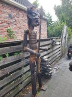 Primitieve krijger uit Lombok, Tuin en Terras, Tuinbeelden, Ophalen, Zo goed als nieuw, Hout