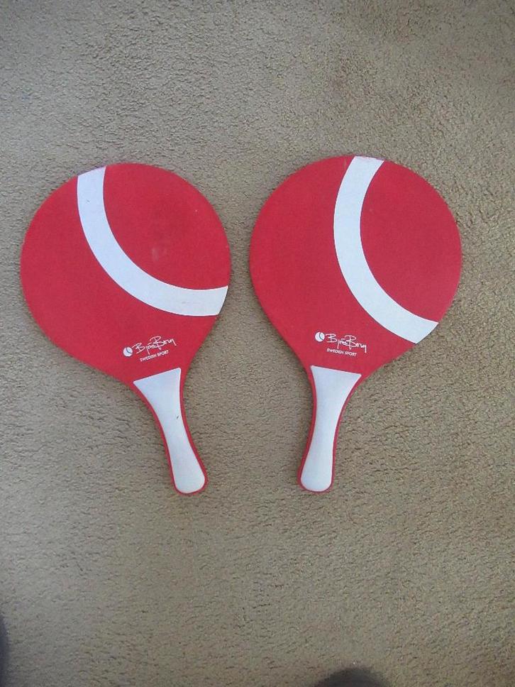 2 x BEACH TENNISSET (dus 4 batjes), beachtennis / tennis, Sport en Fitness, Tennis, Nieuw, Racket, Overige merken, L00, Ophalen of Verzenden