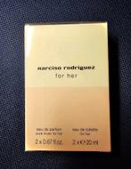 Narciso Rodriquez giftset, 2x 20ml, Pure Musc & For Her, Sieraden, Tassen en Uiterlijk, Uiterlijk | Parfum, Ophalen of Verzenden
