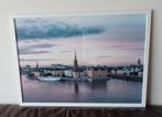 Ikea FISKBO Lijst met Bild poster Skyline, Stockholm, Ophalen, 50 tot 75 cm, Zo goed als nieuw, 50 tot 75 cm