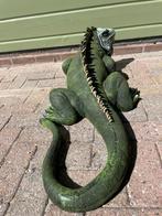 Leguaan tuinbeeld vijver zwembad jacuzzi reptiel salamander, Ophalen, Nieuw, Kunststof, Dierenbeeld