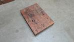 500 Hard houten ( Iroko ) blokken , in 5 kratten, Doe-het-zelf en Verbouw, Hout en Planken, Ophalen, Zo goed als nieuw, 50 mm of meer