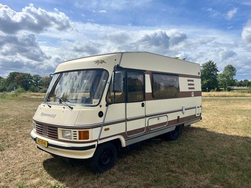 Hymer B544 1987 Fiat Ducato 2.5D bijna oldtimer, Caravans en Kamperen, Campers, Particulier, tot en met 4, Integraal, Hymer, Fiat