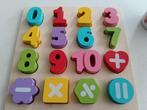 Houten cijfer puzzel, Ophalen, Zo goed als nieuw