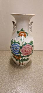 Chinees porselein vaas bloem met oren 1900, Antiek en Kunst, Antiek | Vazen, Ophalen of Verzenden