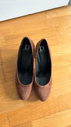 Dungelmann Cognac Pumps - Maat 39, Pumps, Bruin, Ophalen of Verzenden, Zo goed als nieuw