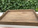 Houten dienblad 60x40cm, Ophalen of Verzenden, Gebruikt, Rechthoekig, Hout