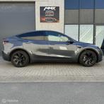 Tesla model Y Long range Grijs 78kWh MiC AWD MMX PACK, Auto's, Tesla, Adaptive Cruise Control, Gebruikt, Zwart, Leder