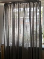 Grijs gordijn, Huis en Inrichting, Stoffering | Gordijnen en Lamellen, Ophalen of Verzenden, Grijs, 200 cm of meer