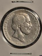 Zilveren ½ Gulden 1863 - Willem III, Postzegels en Munten, Munten | Nederland, ½ gulden, Koning Willem III, Zilver, Ophalen of Verzenden