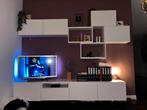 IKEA Besta TV Meubel Complete Ombouw, Huis en Inrichting, Kasten | Televisiemeubels, Ophalen, Kunststof, Zo goed als nieuw, 200 cm of meer