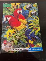 Clementoni 3d papegaaien magic 1000 stuks, Ophalen of Verzenden, 500 t/m 1500 stukjes, Zo goed als nieuw, Rubik's of 3D-puzzel