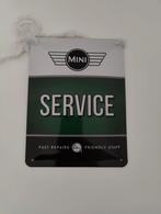 Metaal bordje van Mini service, Ophalen, Zo goed als nieuw, Auto's