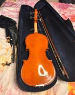 Prachtige 4/4 viool met koffer en strijkstok, Muziek en Instrumenten, Strijkinstrumenten | Violen en Altviolen, Gebruikt, Viool