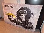 Banksy Aap met Banaan Canvas, Ophalen