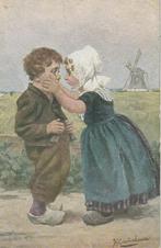 Gerstenhauer - 285 - twa : Serie 61 - Walcheren, Verzamelen, Ansichtkaarten | Themakaarten, Verzenden, Voor 1920, Klederdracht