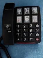 Seniorentelefoon  met foto toetsen, Ophalen of Verzenden, Gebruikt, 1 handset, Stralingsarm