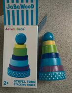 Nieuwe blauwe houten stapeltoren Jabadabado, Ophalen of Verzenden, Nieuw, Overige typen
