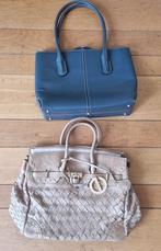 Mooie lederen tas beige staat Emmy op,  grijze Tods, Sieraden, Tassen en Uiterlijk, Tassen | Damestassen, Ophalen of Verzenden