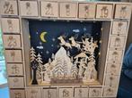 Houten Adventskalender met LED Verlichting, Ophalen of Verzenden, Zo goed als nieuw