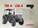 Carraro trekker tractor folder brochure, Ophalen of Verzenden, Gelezen