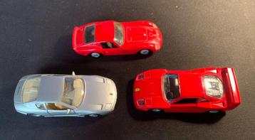 3x Maisto Shell auto Ferrari 250GTO F40 en 456GT beschikbaar voor biedingen