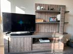 Tv meubel met achterwand, Ophalen, Gebruikt, 50 tot 100 cm, 150 tot 200 cm