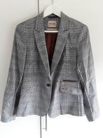 MOS MOSH Blauw/Bruin Geruite Blazer Maat 40, Maat 38/40 (M), MOS MOSH, Zo goed als nieuw, Jasje