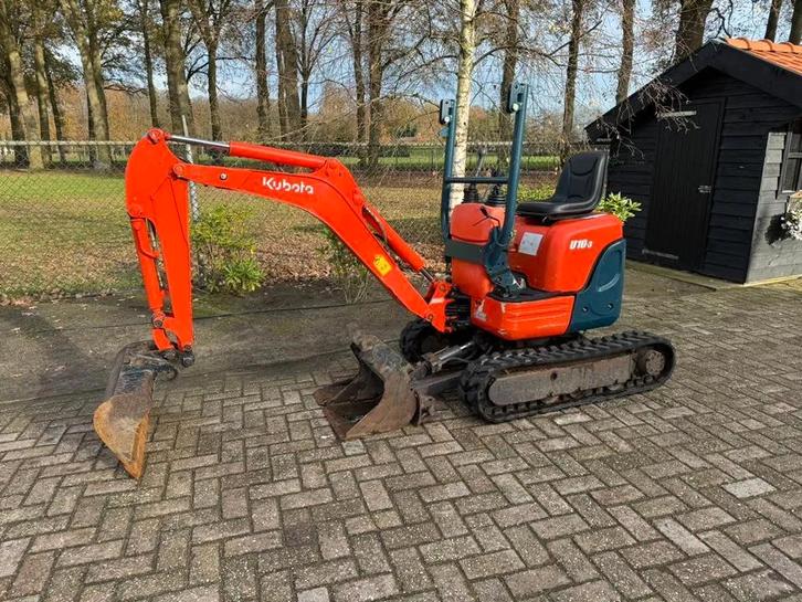 Kubota U10-3 Minigraver (bj 2013), Zakelijke goederen, Machines en Bouw | Kranen en Graafmachines, Graafmachine
