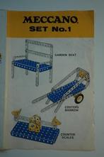 Meccano Bouwfolder nr:1 en div. Vintage, Ophalen of Verzenden