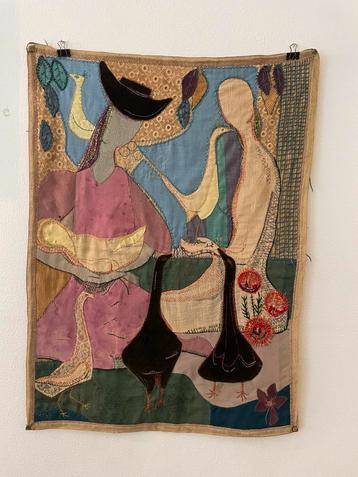 Wandkleed wandtapijt quilt - figuratief beschikbaar voor biedingen