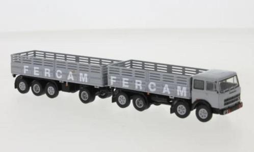 Brekina 58536 Millepiedi Hängerzug "Fercam" 1970, Hobby en Vrije tijd, Modelauto's | 1:87, Nieuw, Bus of Vrachtwagen, Brekina